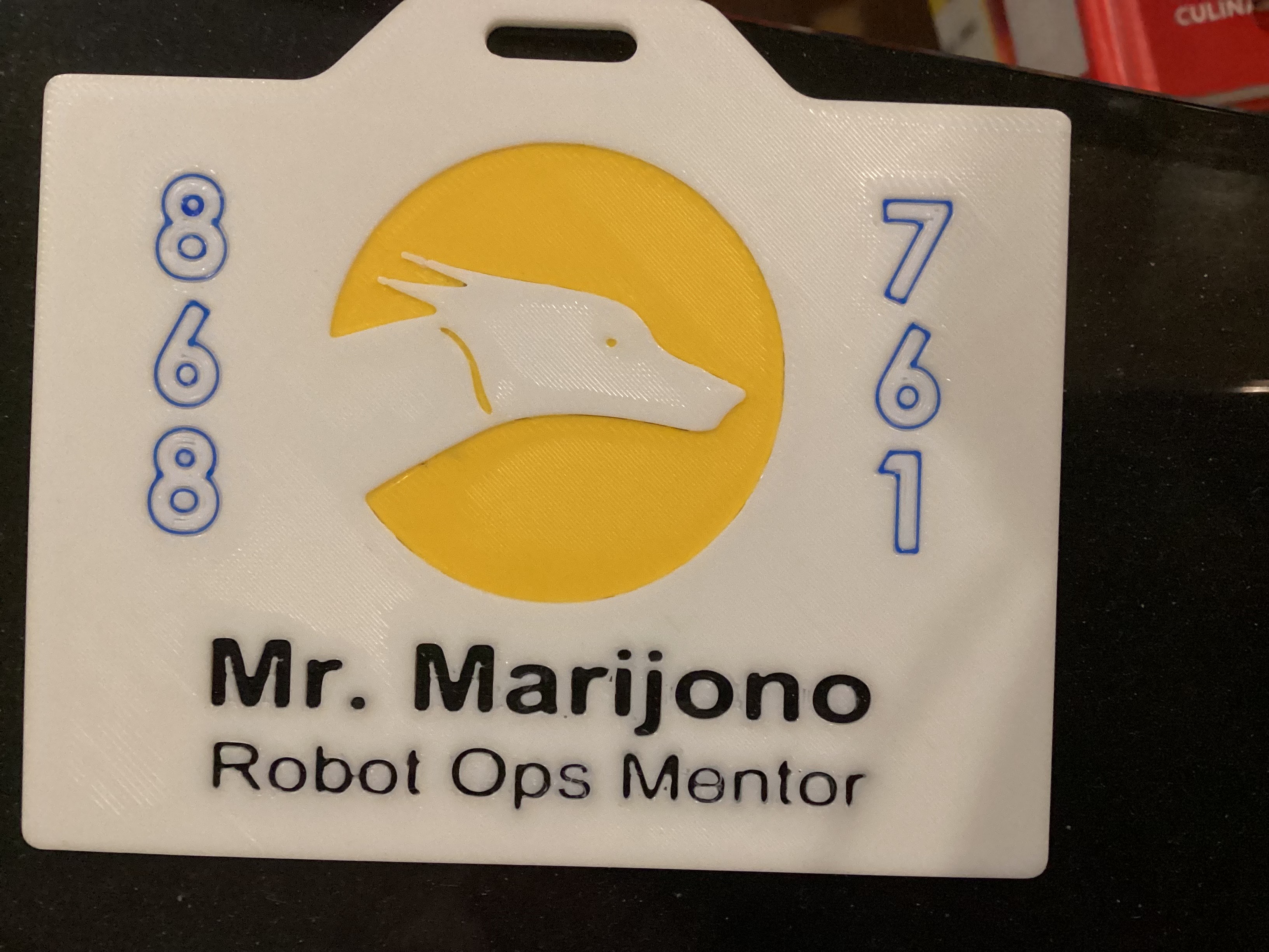 FRC Mentor Name Tag