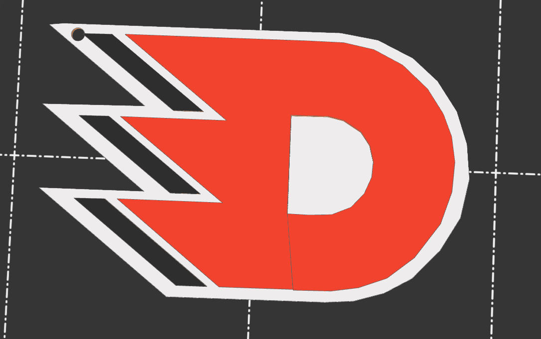 Keychain HC Dynamo Pardubice logo