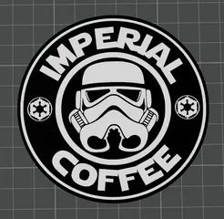 Star Wars Imperial Logo Coaster Doily