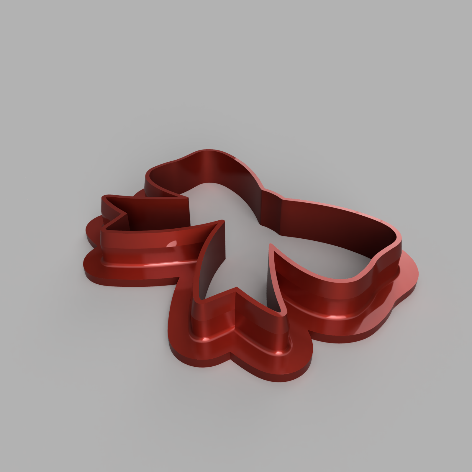 Bow Cookie Cutter by SJThreeD Download free STL model