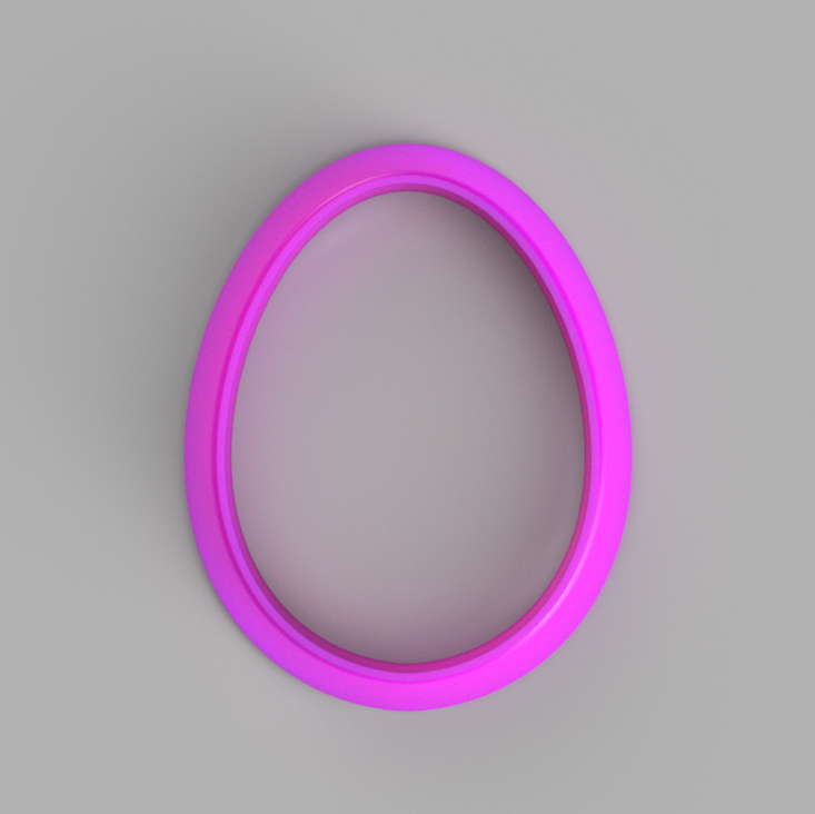 Easter Egg Cookie Cutter