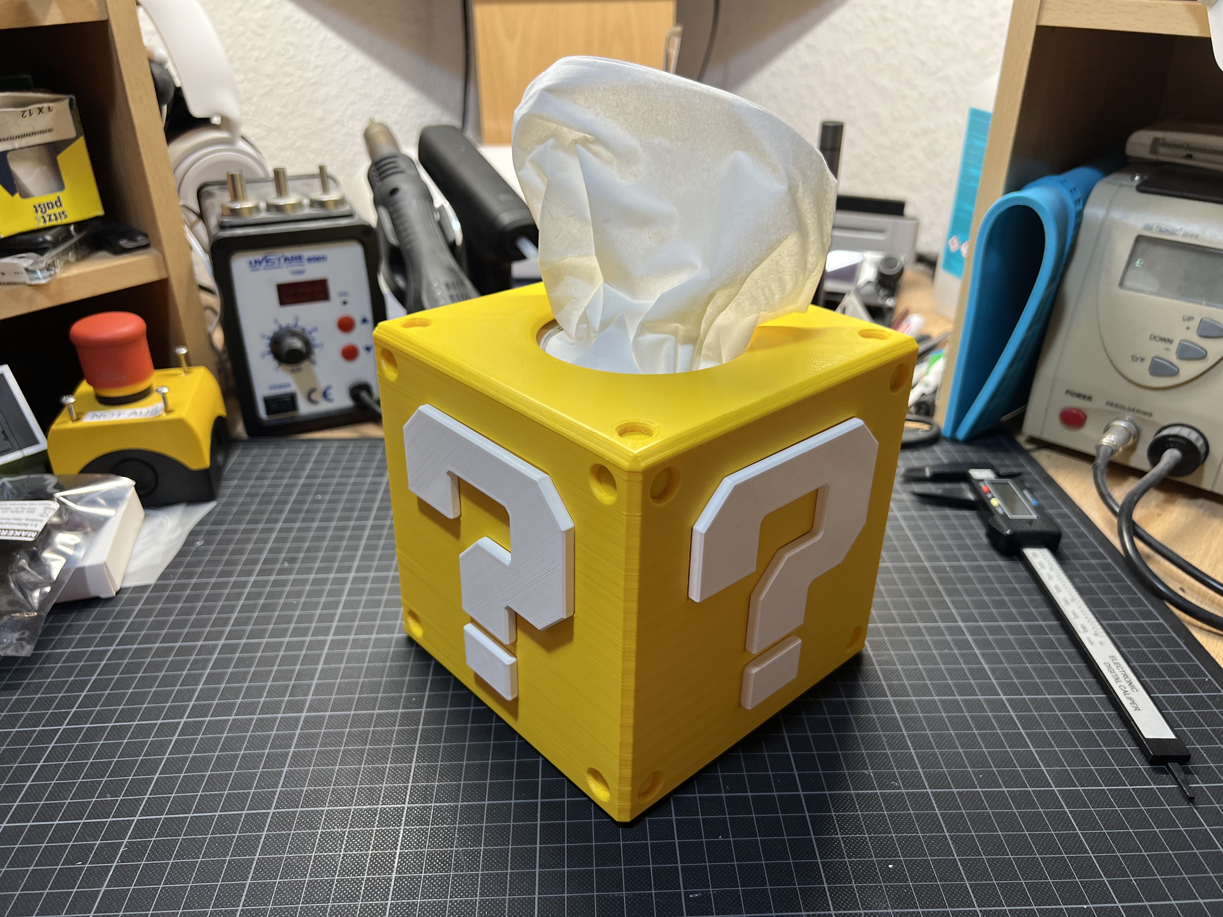 Question Mark Block Tissue Box Cover XXL