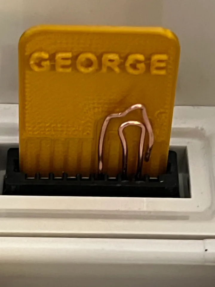CRICUT Expression CARD EDGE FOR GEORGE by Tom Anderson (The Real