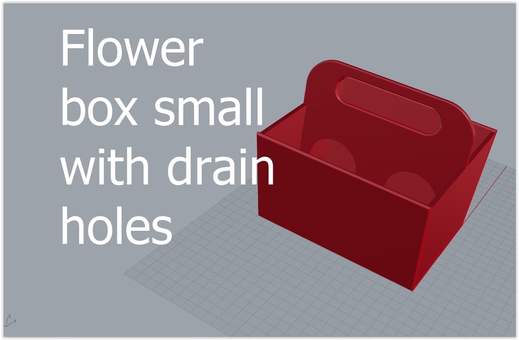 Flower box tote