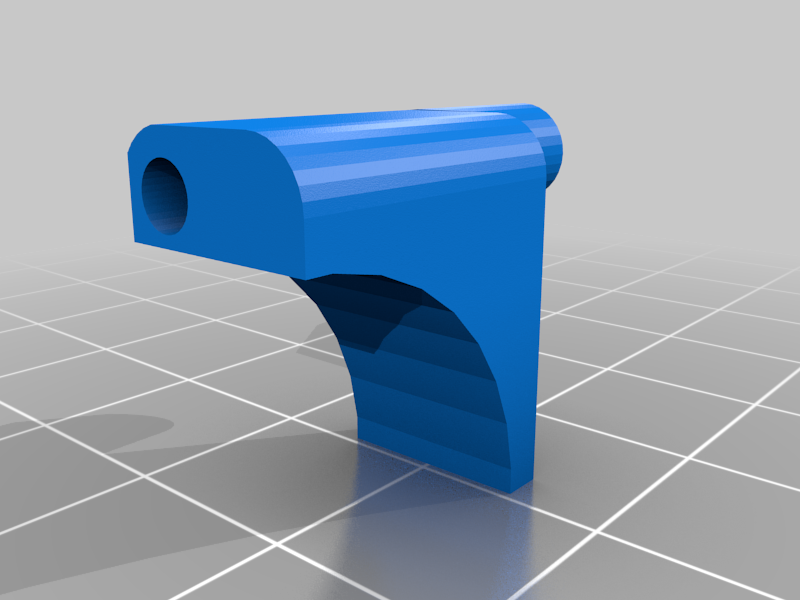 Shelf peg reinforced by Gordyt47 Download free STL model