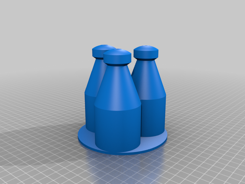 Acrilic flowart pour tool with 3 tubes 2 sizes
