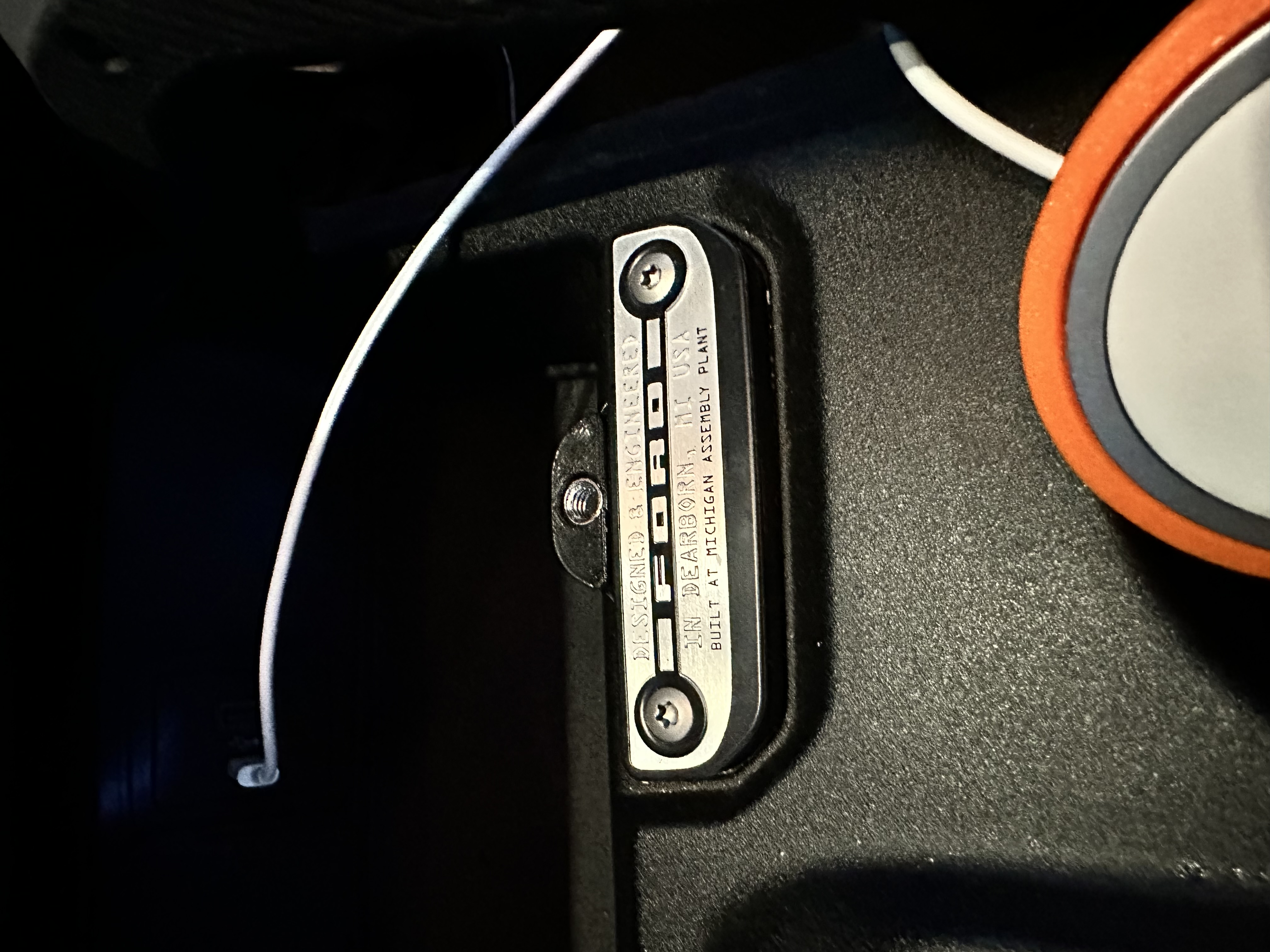 2021-2024 Ford Bronco plate phone mount