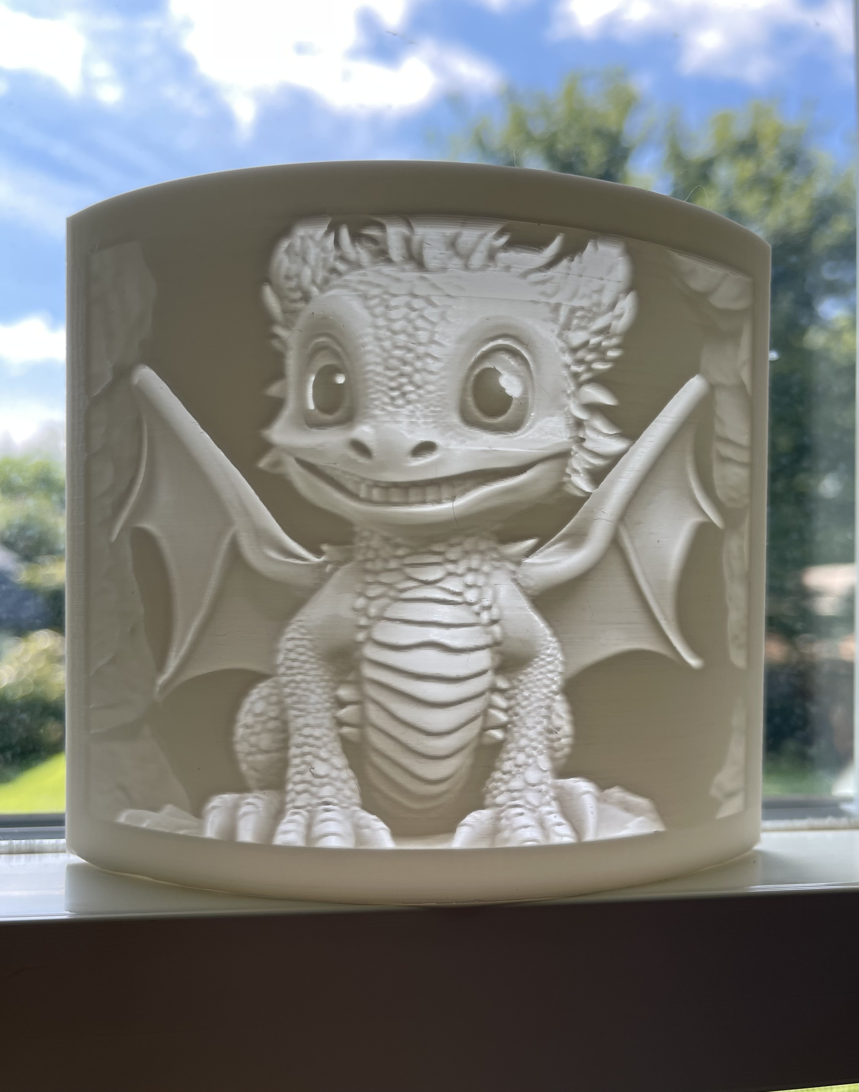 Lithophane Nightlight Baby Dragon