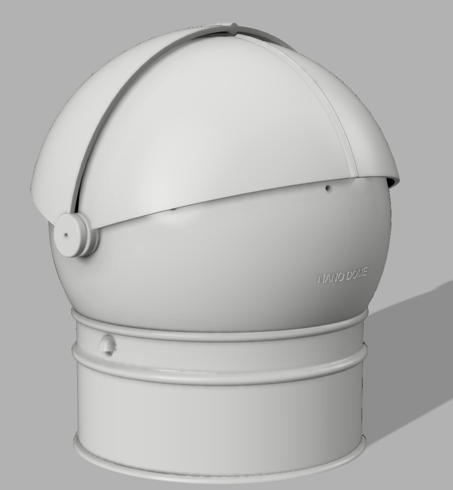 NANO DOME V2 — 3D Printable Clamshell Dome for ZWO Seestar S50, S30, S30 pro, DwarfLab 2 & 3 and Mini