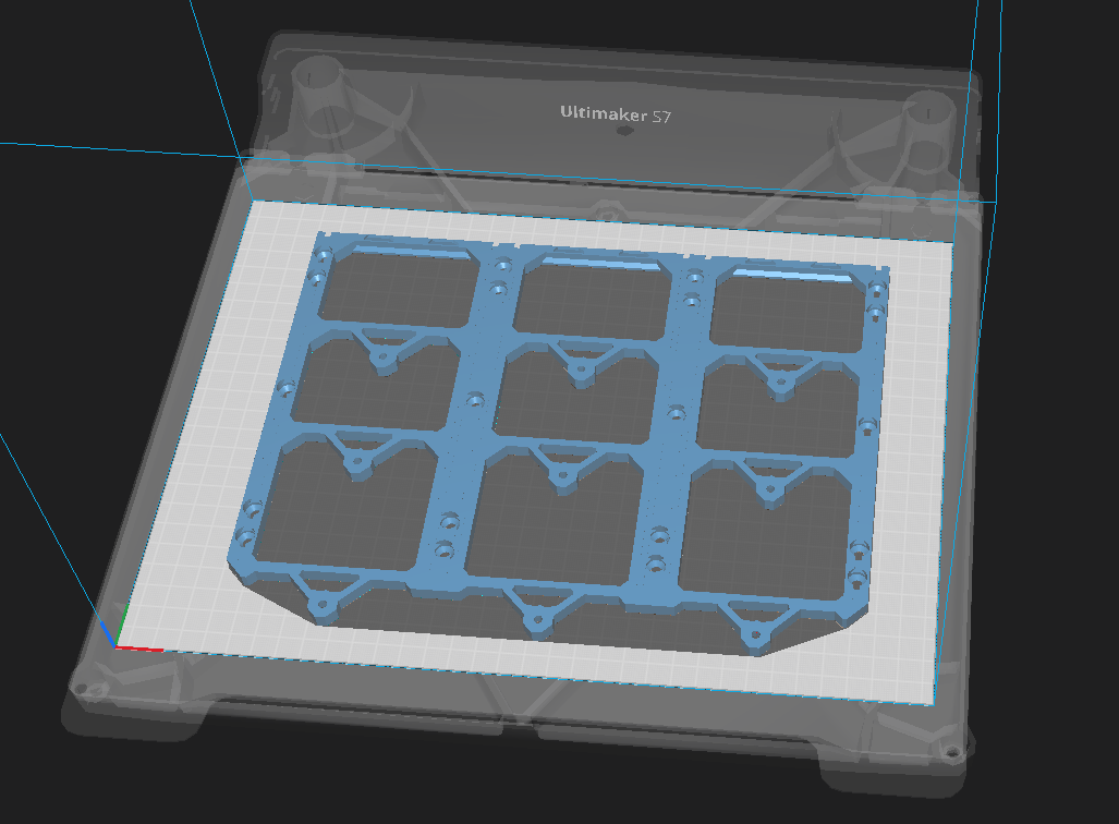 GEN2 Modular Triple Rail 3D model thumbnail
