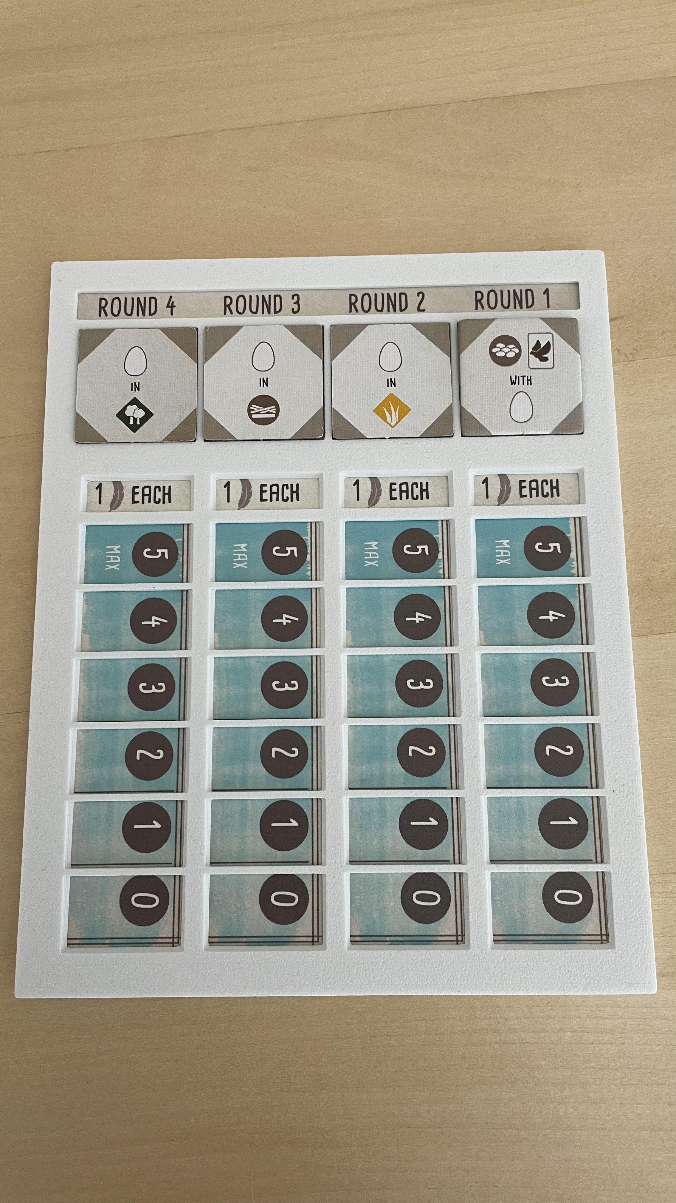 Wingspan End of Round Goals Frame by orangetruth Download free STL