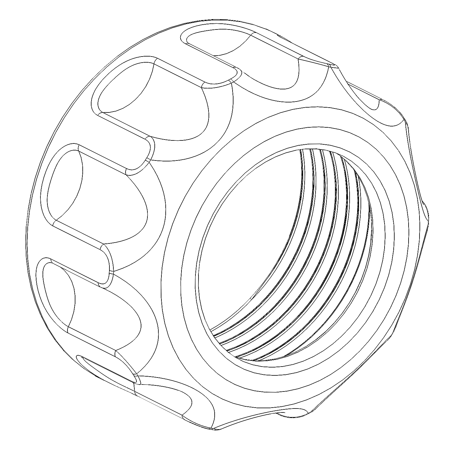 Garden hose nut by vasparshin Download free STL model