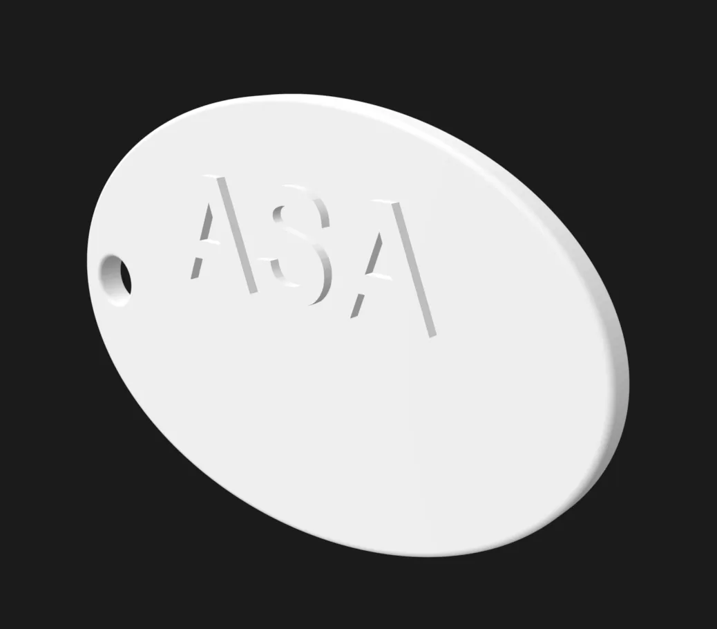 Filament Sample Keyring by 3D Print Fun | Download free STL model ...