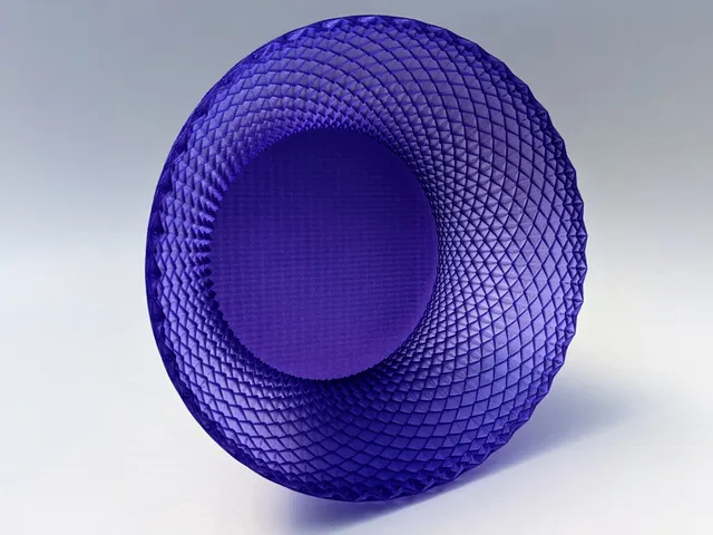 Pineapple Geo Bowl Vase Mode or Standard Print