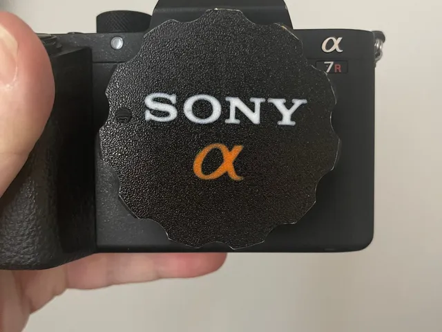 "Beefy" Sony Alpha Body Cap - With Logos - No Glue