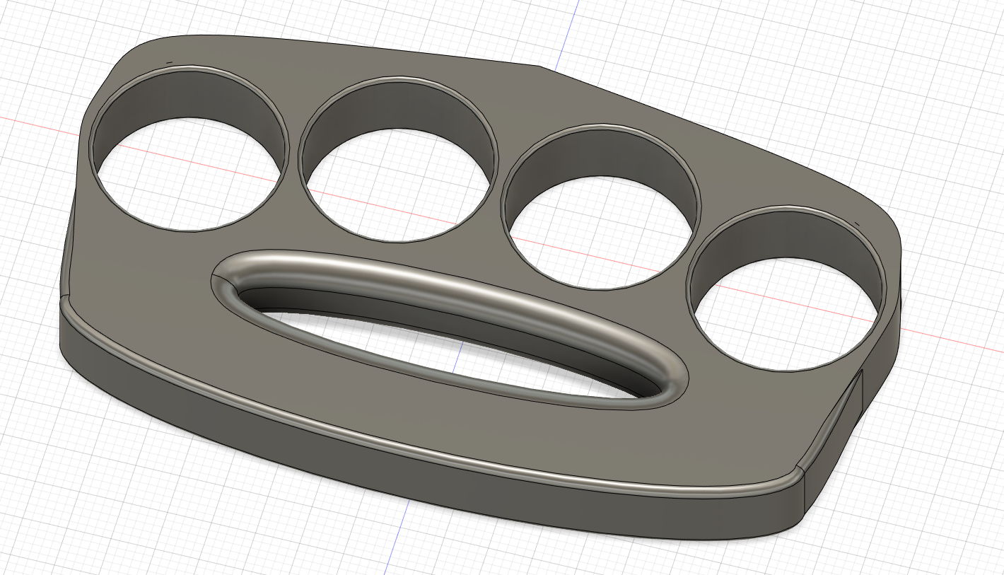 Schlagring mit Ringgröße 21mm by Marcel | Download free STL model