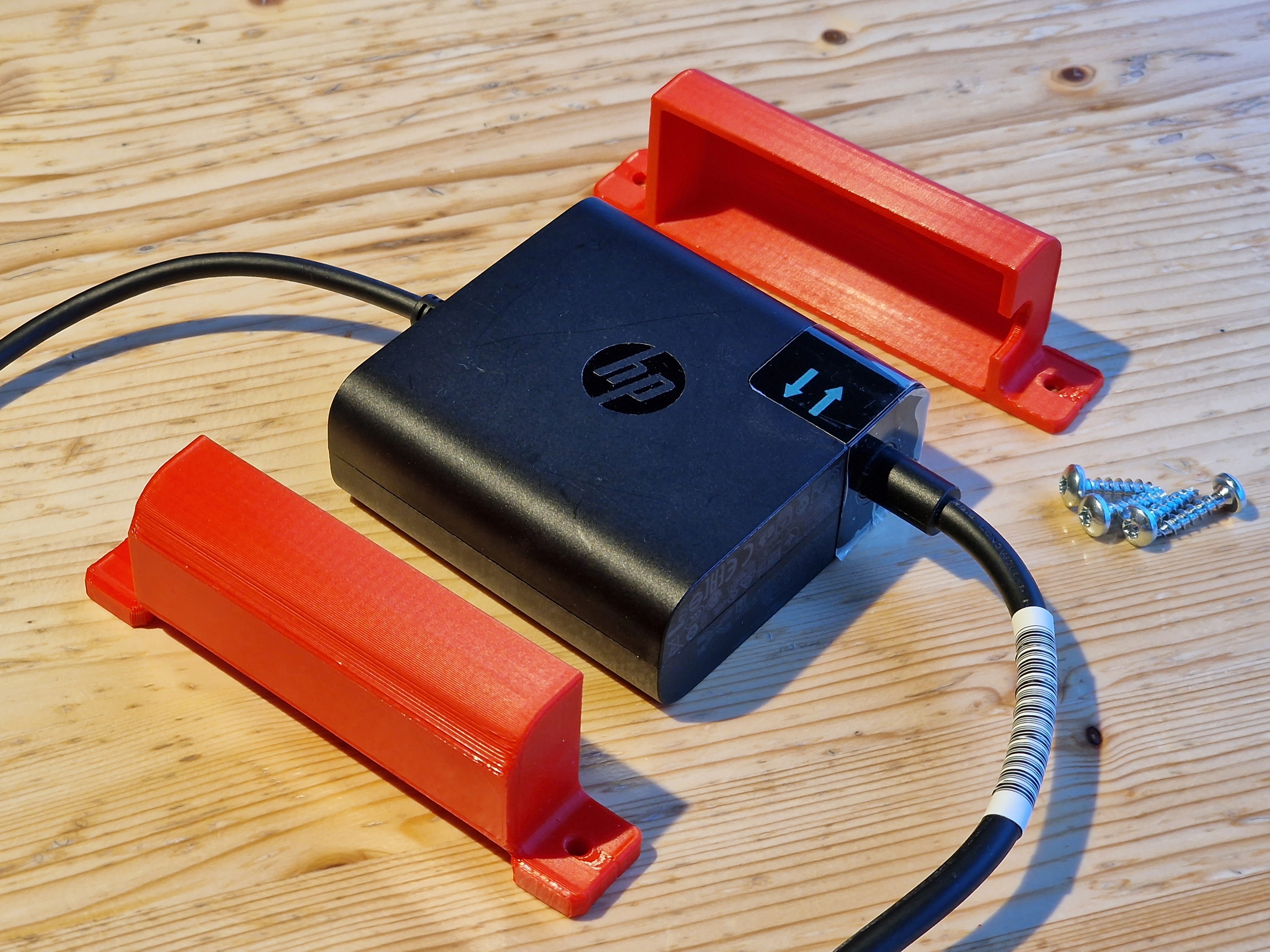 Mounting brackets for HP 65W USB C Powerdelivery Charger / PSU