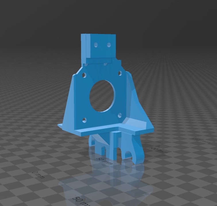 Aquila X3 direct drive mount, with filament sensor. For dual extruder