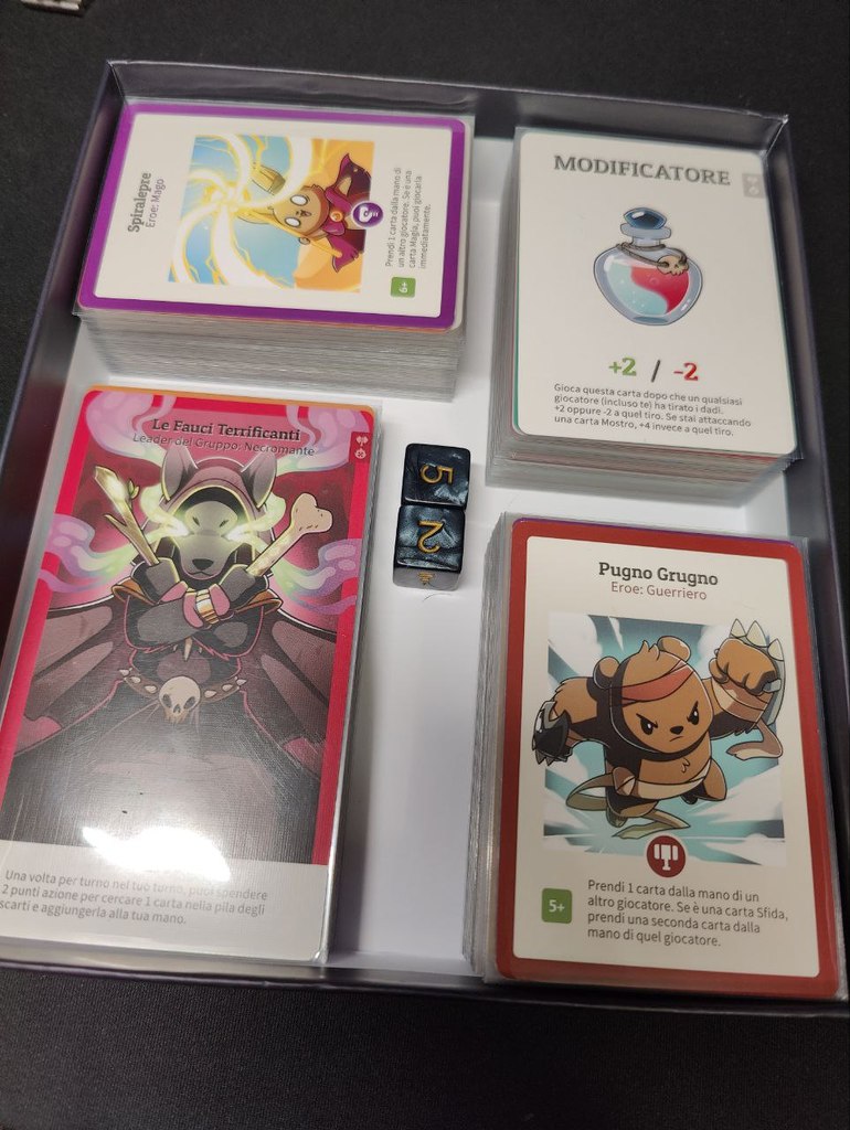 Here To Slay Card Holder for Base Game + Expansions and Sleeved Cards