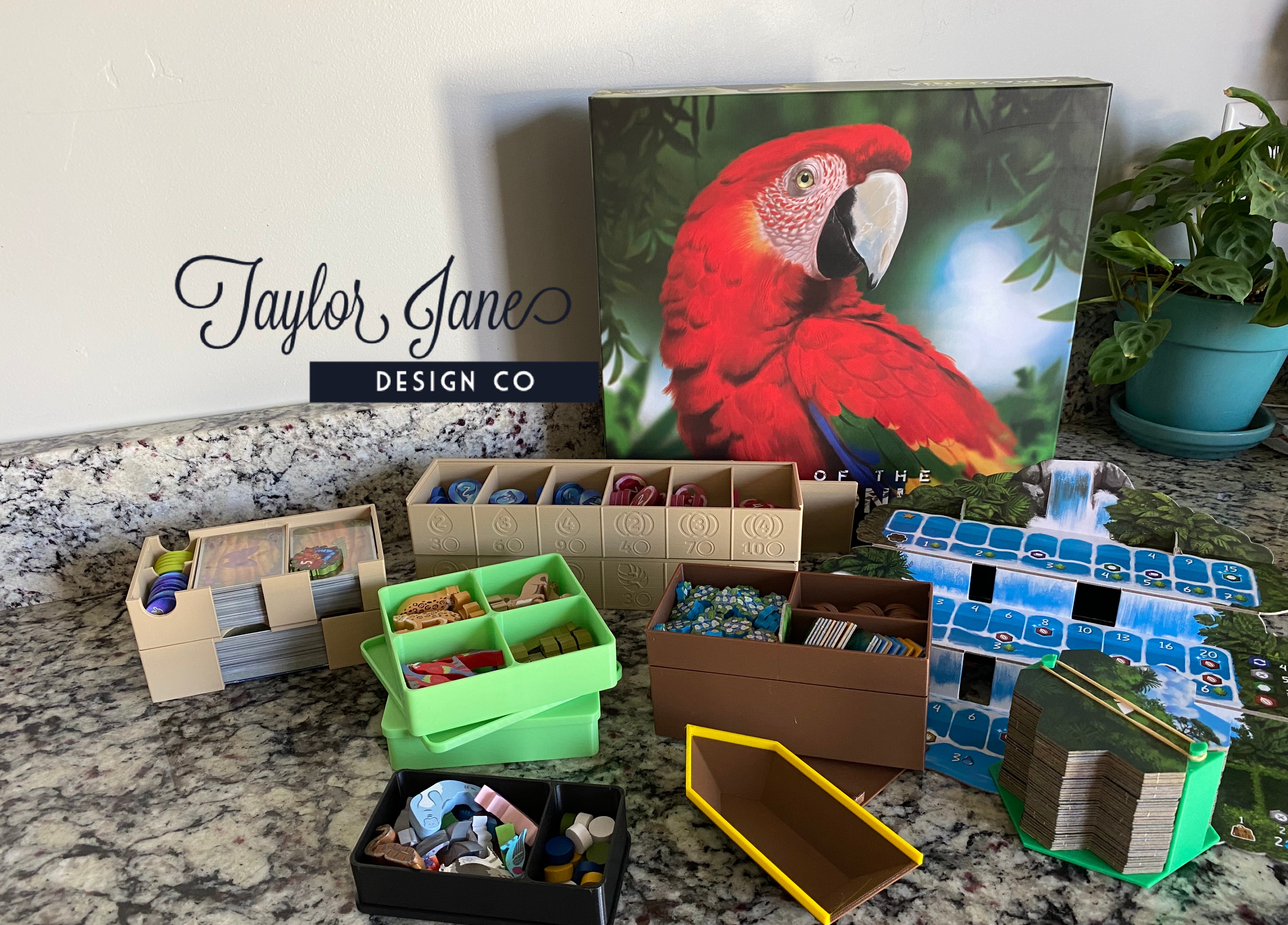 Life of the Amazonia Playable Board Game Insert