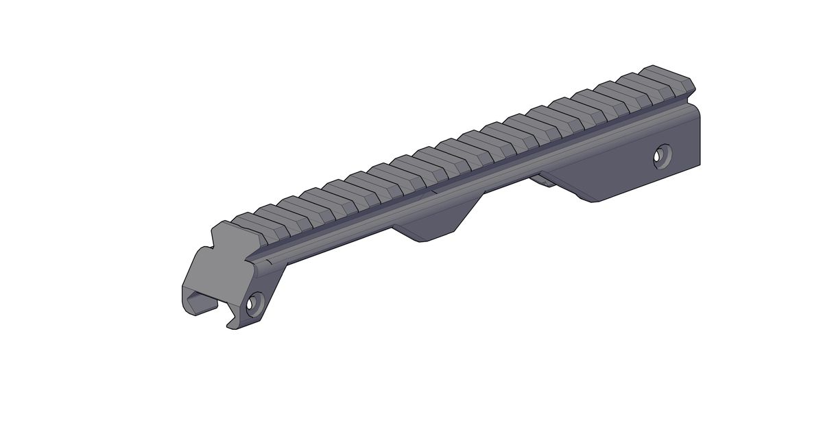 Small Riser Rail by Magfed_Solutions | Download free STL model ...