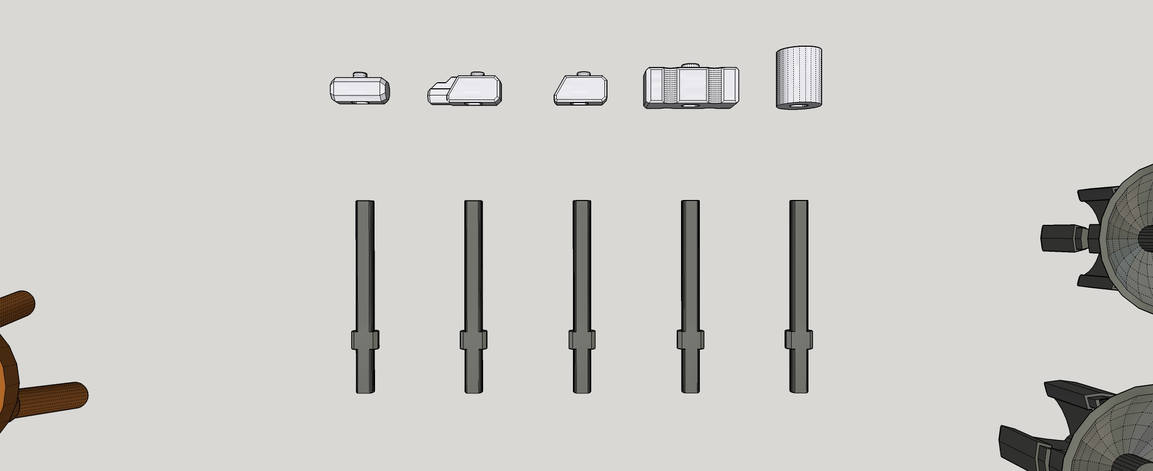 Mini 13: Melee Weapon Set - Blunt Weapons 2