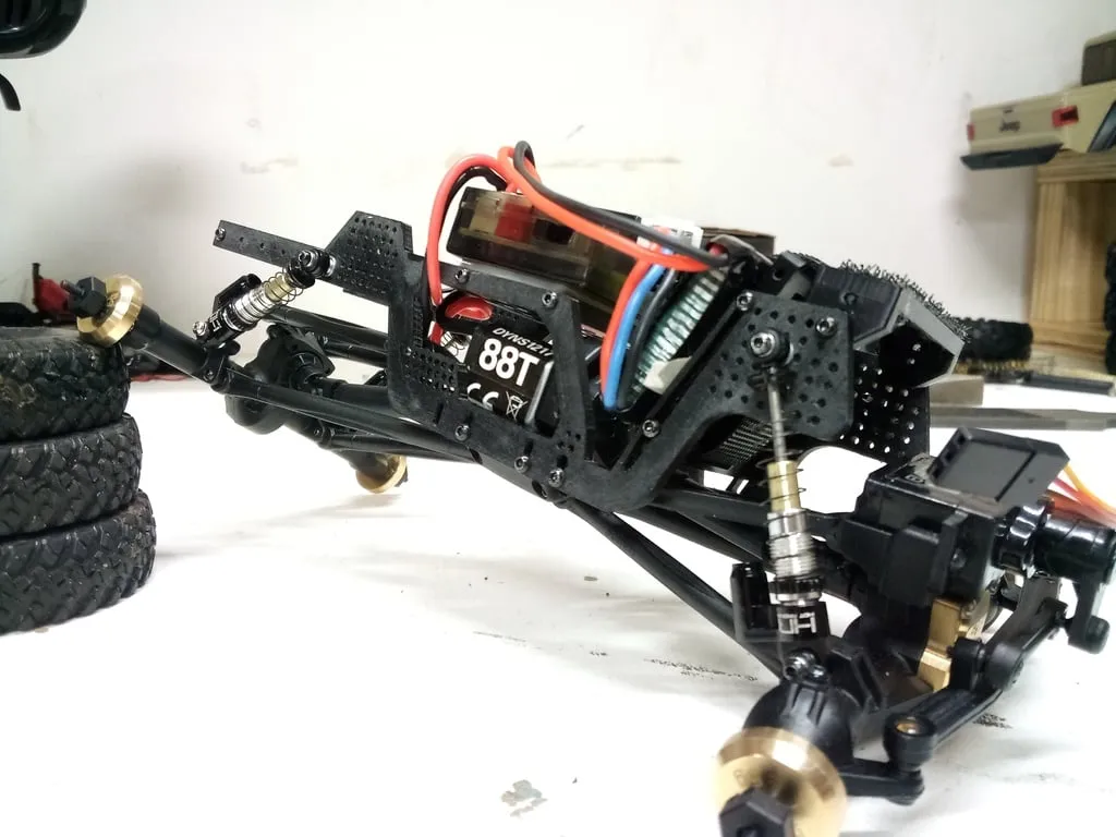Scx24 Lcg chassis by N0_Lan | Download free STL model | Printables.com