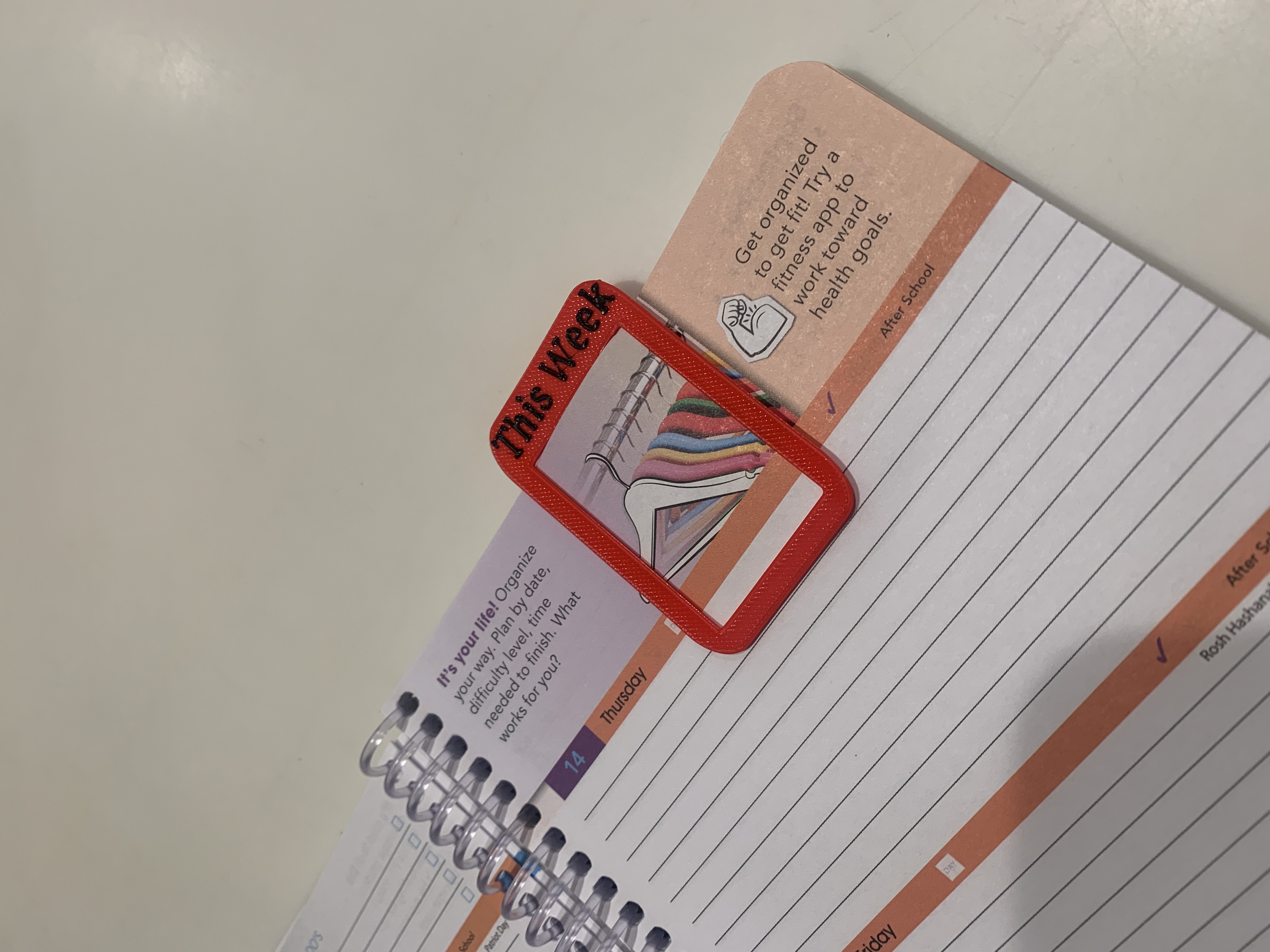 Miniatura 2 do modelo 3D Planer Book Mark