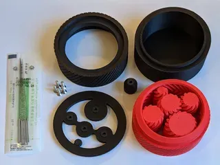 Umikot (54mm Version) - Planetary Gear Spirograph Espresso WDT