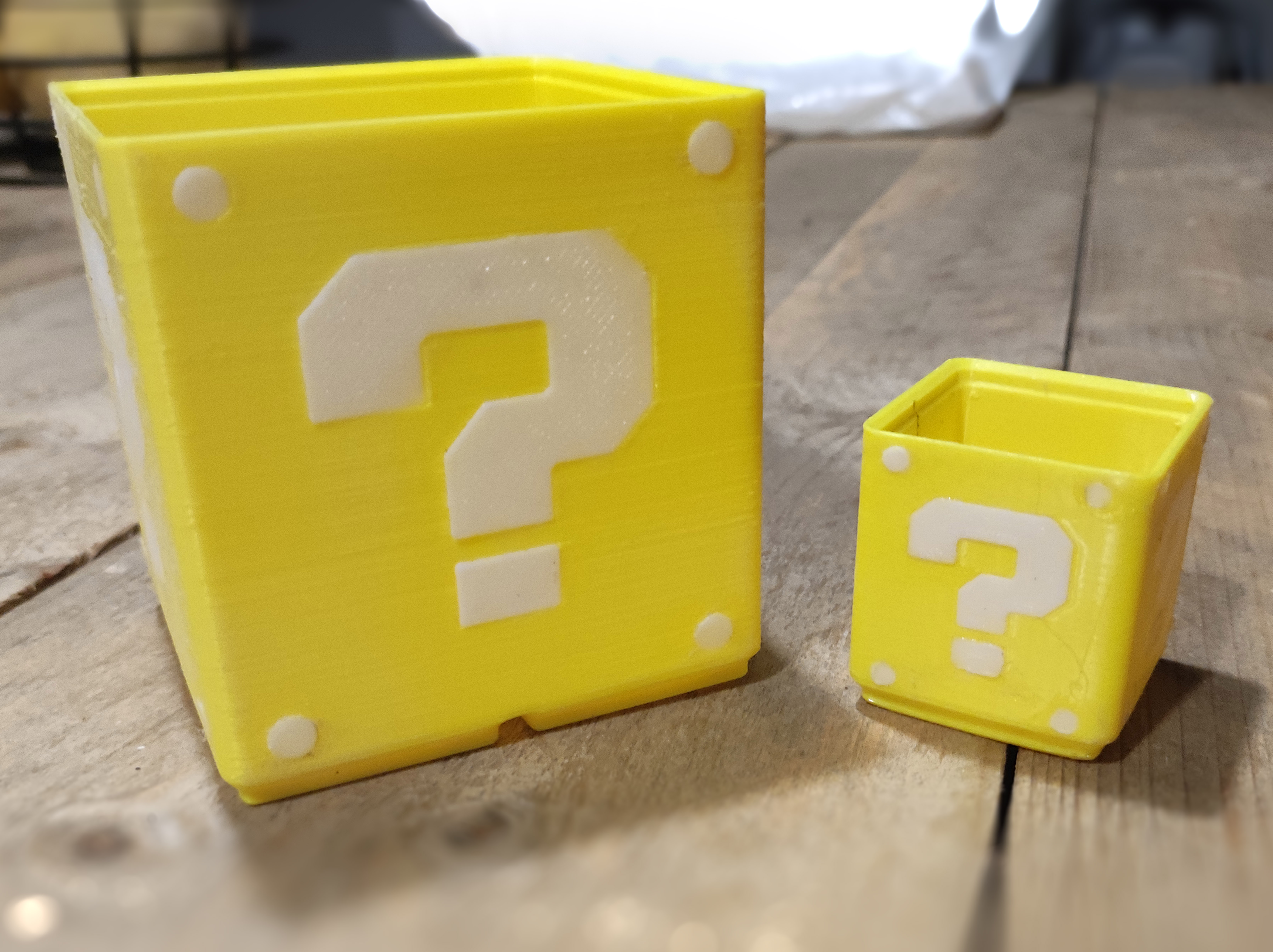 Gridfinity - Mario Questionmark block