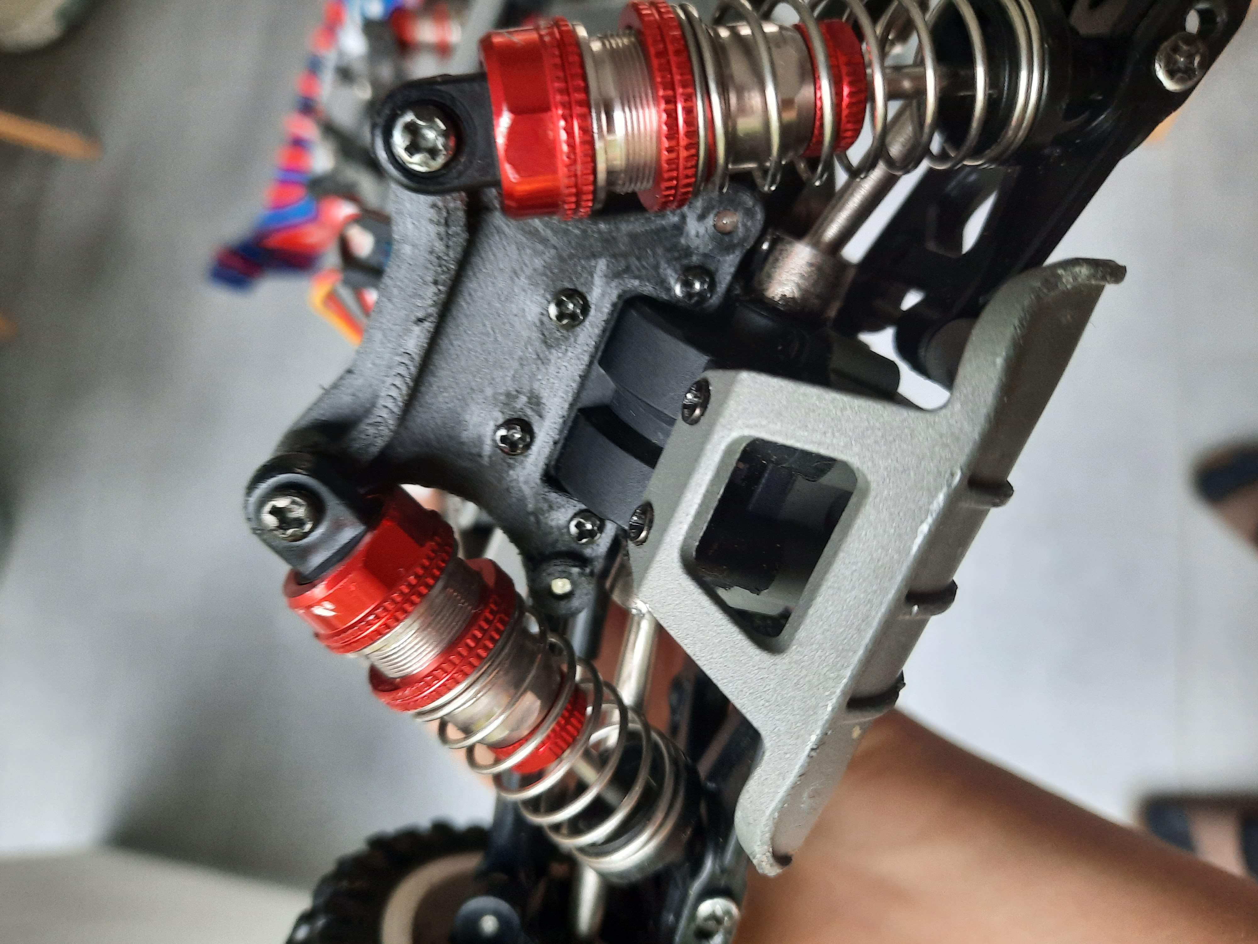 WLtoys 124008 - Front Shock absorber assembly - part 2711 (with shock protector)