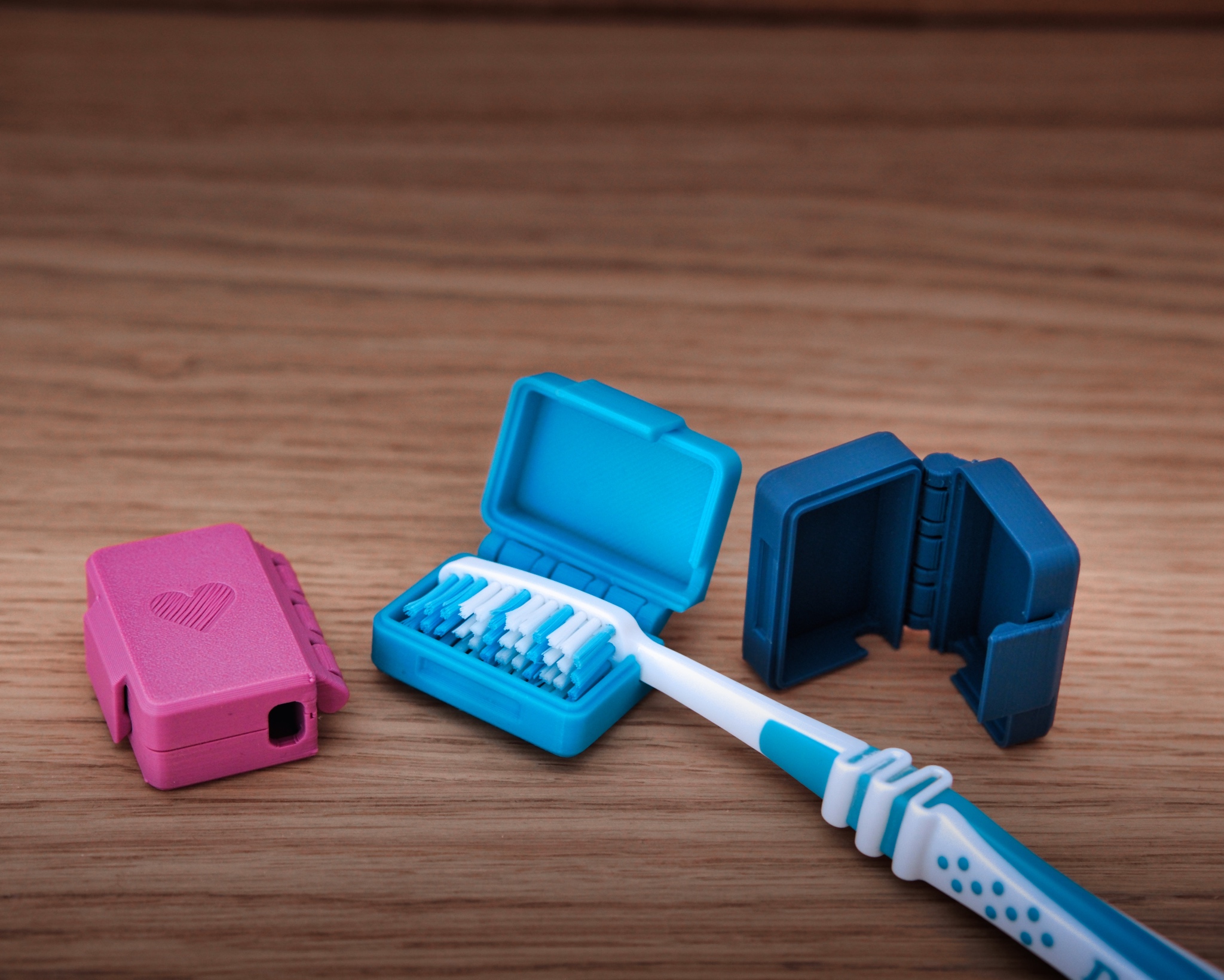 Toothbrush Travel Case Print in Place (the cutest one) by MakerTom