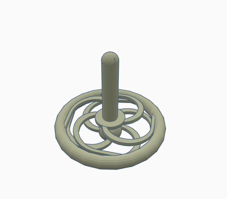 Spiral spinning top