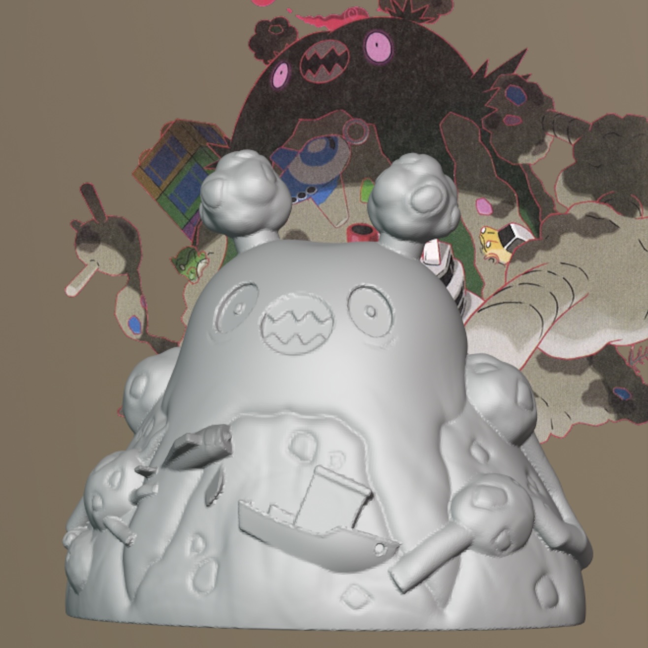 Gigantamax Garbodor from Pokemon Sword and Shield