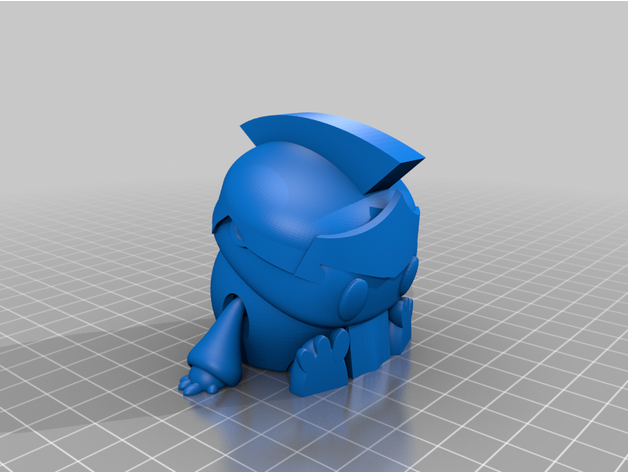 Mini articulated robot Trojan