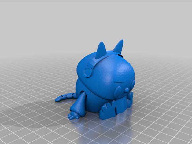 Mini articulated robot cat