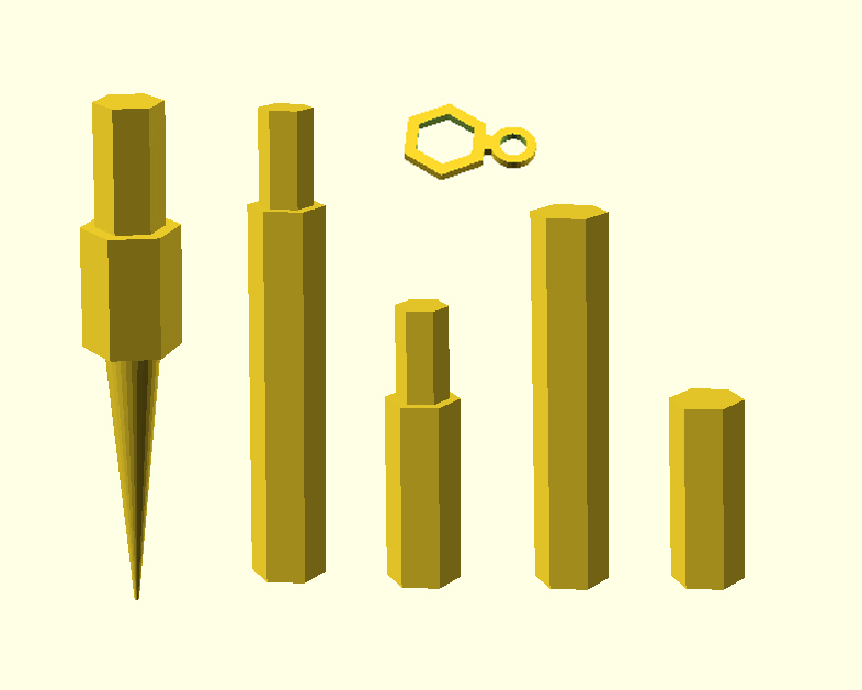 Infinite/modular plant support pole