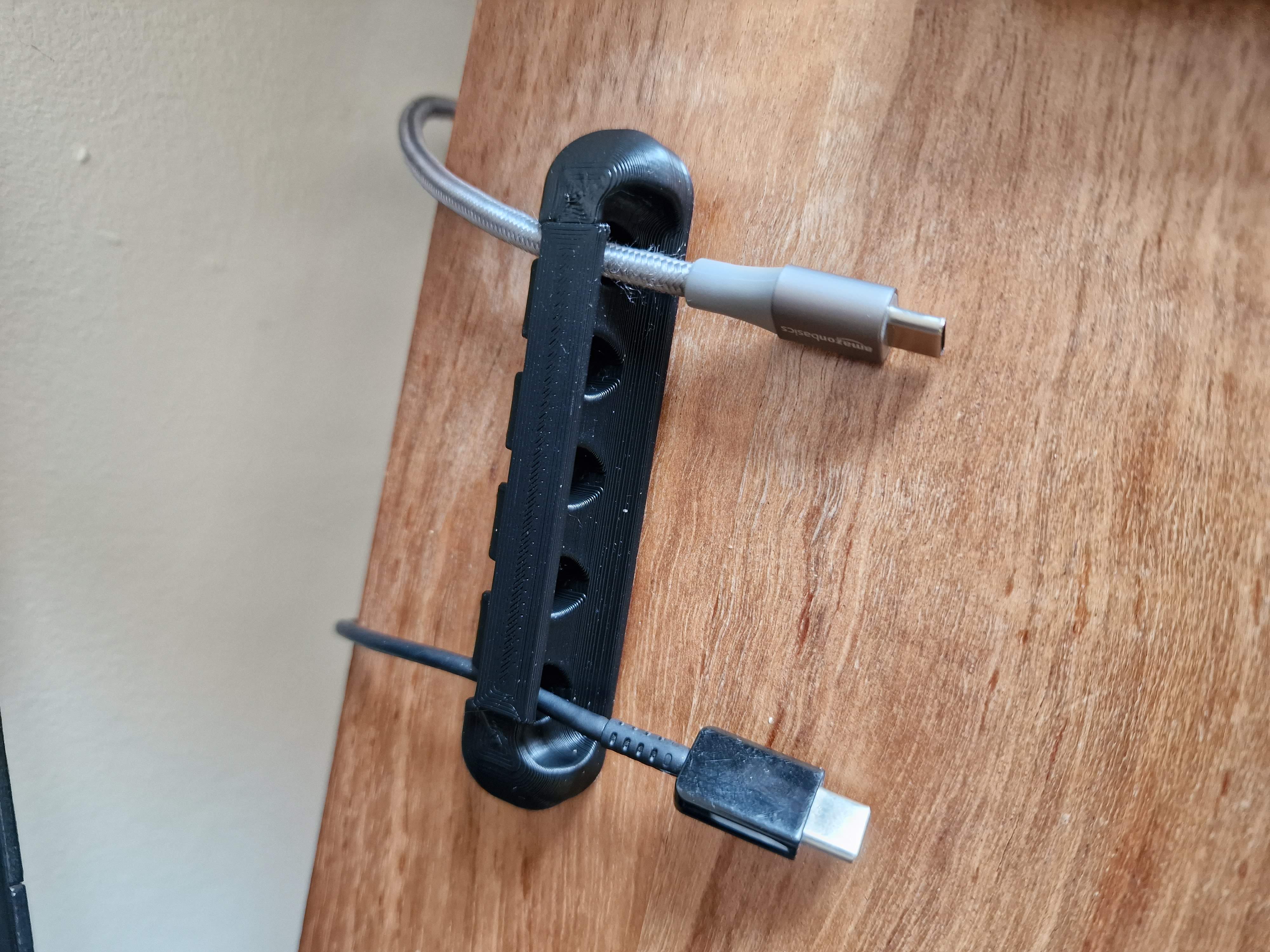 Cable Holder with Secure Clip