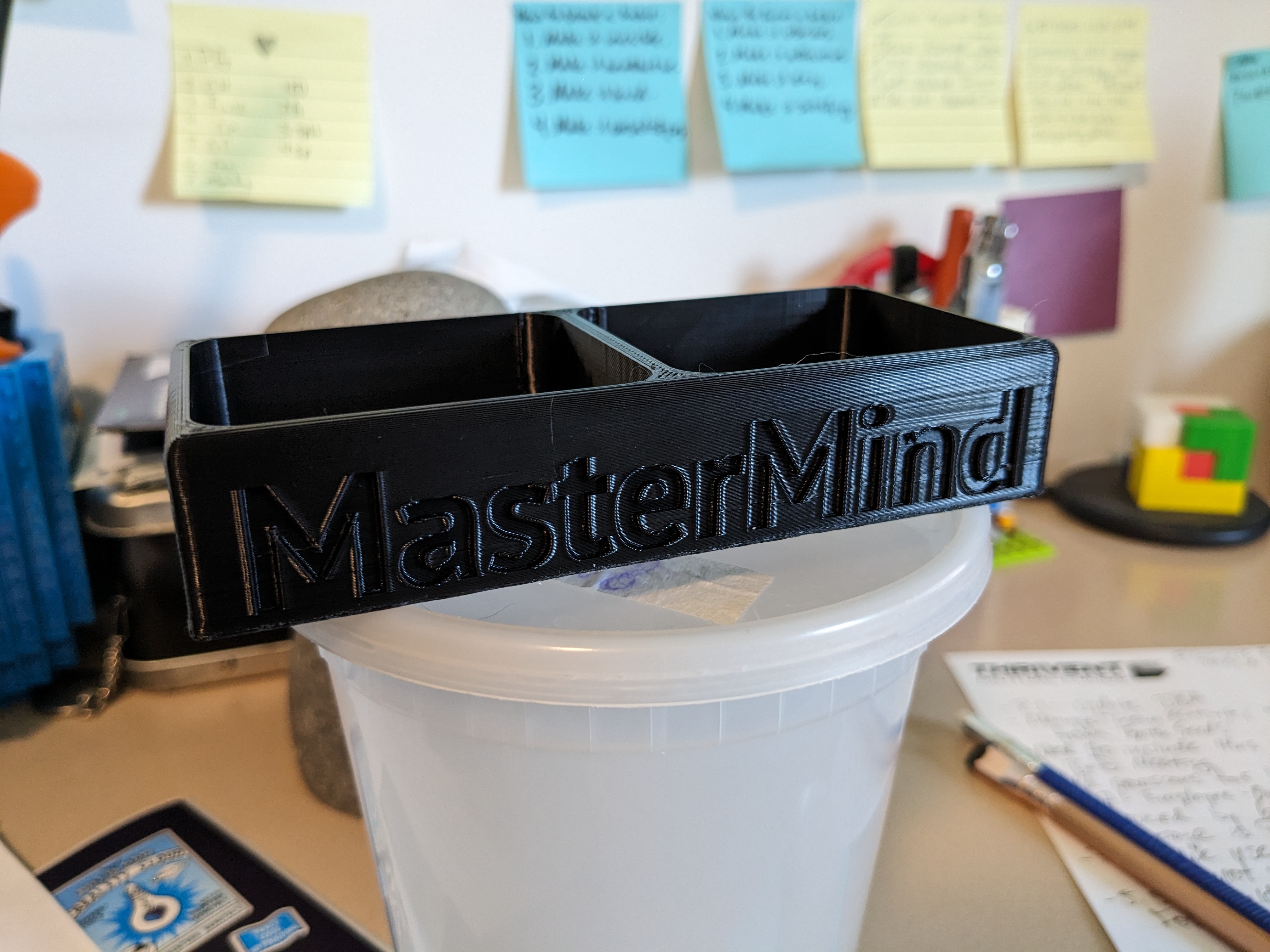 Miniatura 2 do modelo 3D MasterMind Peg Tray