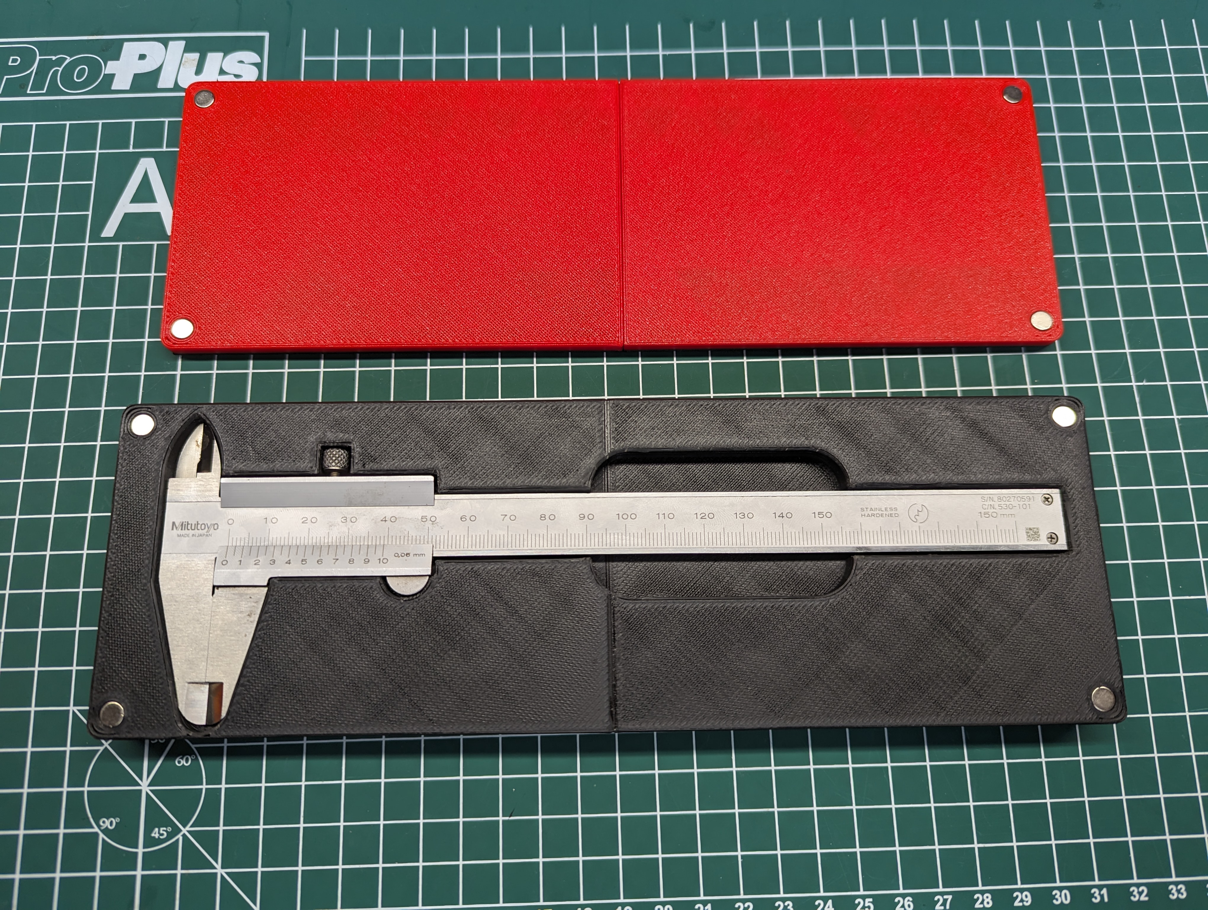 Gridfinity Mitutoyo Caliper Case 2x6x5U
