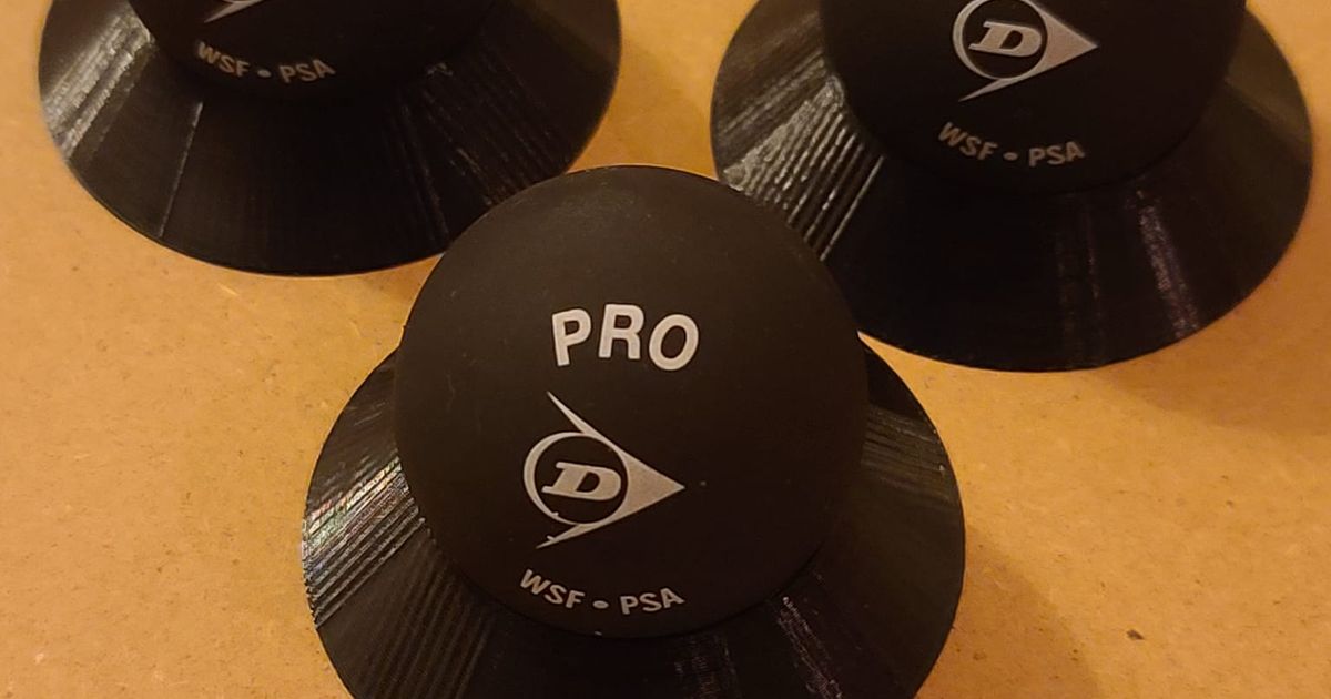 Turntable Squash Ball Foot by Andy Horka Download free STL model