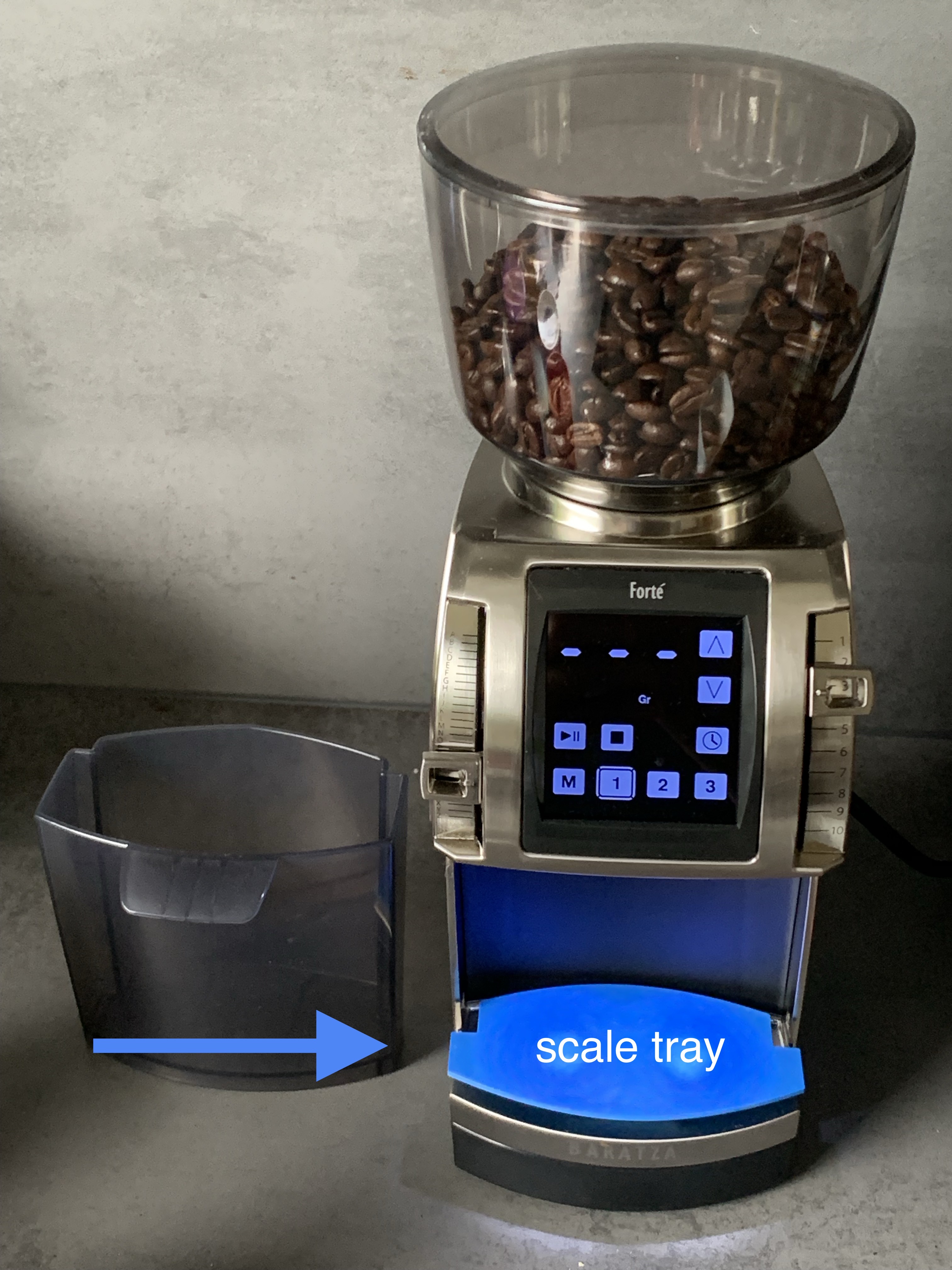 Baratza Forte AP Grinder Scale Tray by Thorb Download free STL model