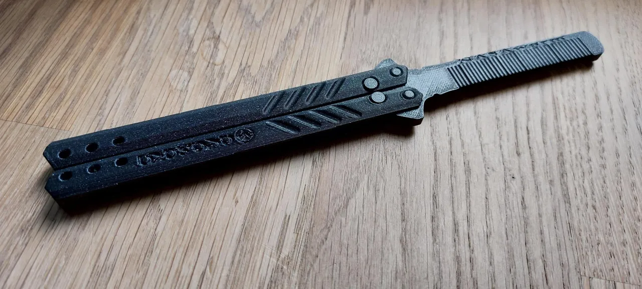 Fully Printable ~* Butterfly Knife Balisong Design - CyberPunk