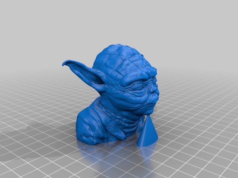 Yoda con soporte