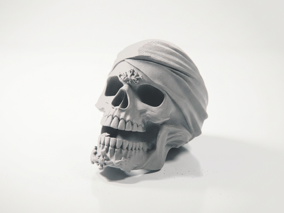 Cool Skull Sculpture Gothic Decor 3D Printable