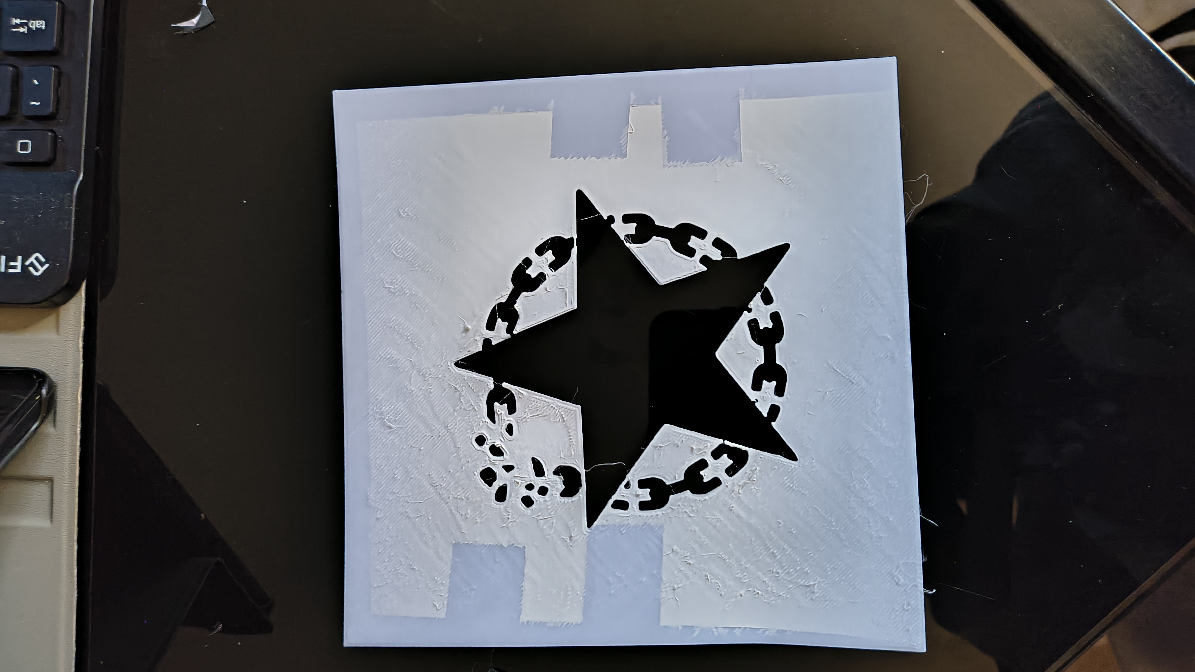 Free States Flag Stencil From Fallout