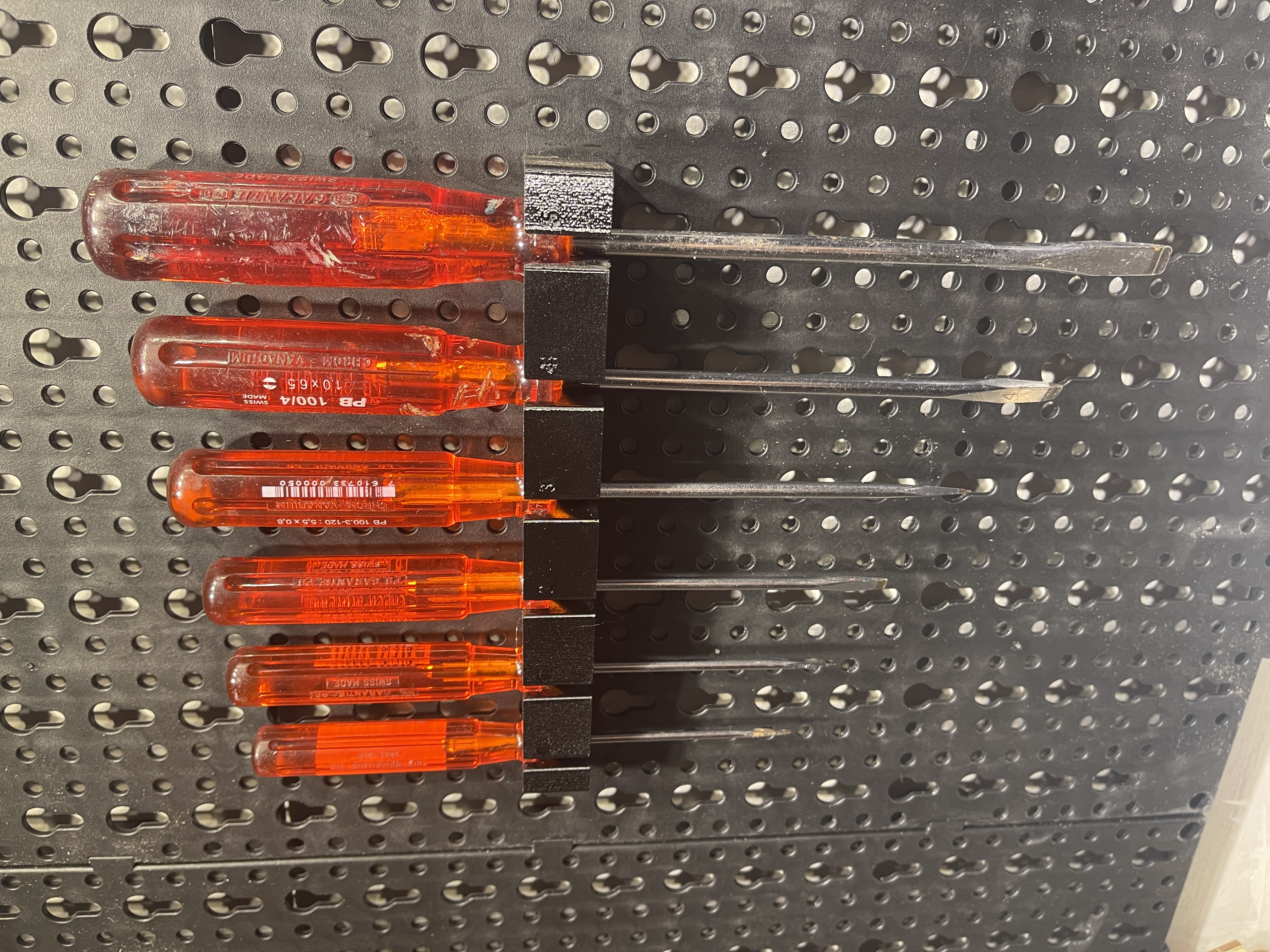 Lidl/Parkside Pegboard Accessory - Screwdrivers 0-5