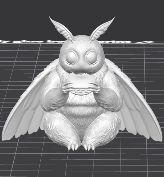 Mothman Eating