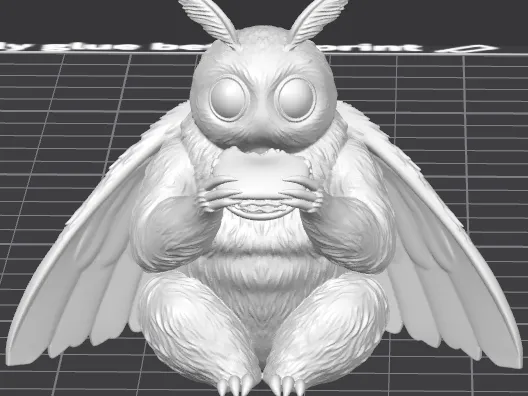 Mothman Eating