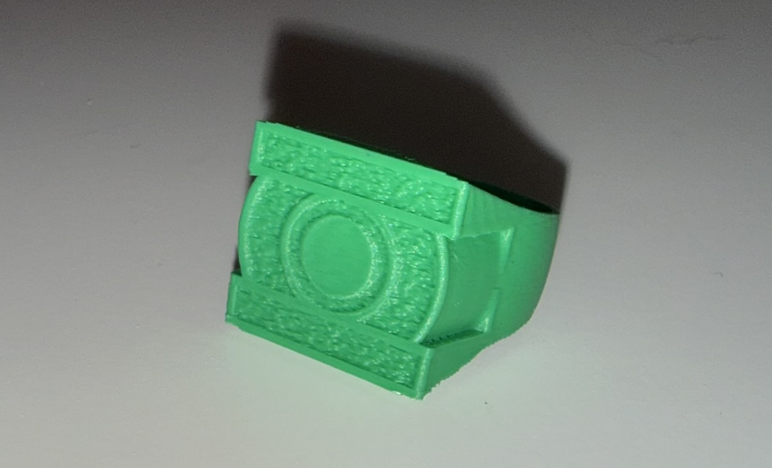 Green Space Police Superhero Power Ring (Green Lantern, Lanterns)
